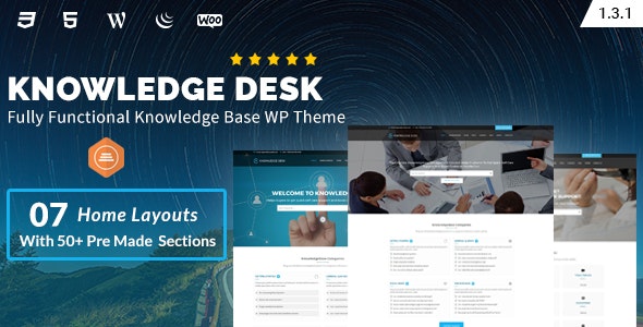 Knowledgedesk – Knowledge Base WordPress Theme