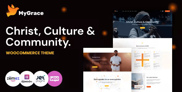 MyGrace – Churches and Charity WordPress Theme