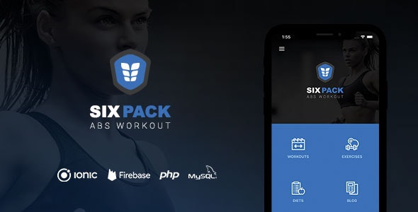 SixPack – Complete Ionic 5 Fitness App + Backend