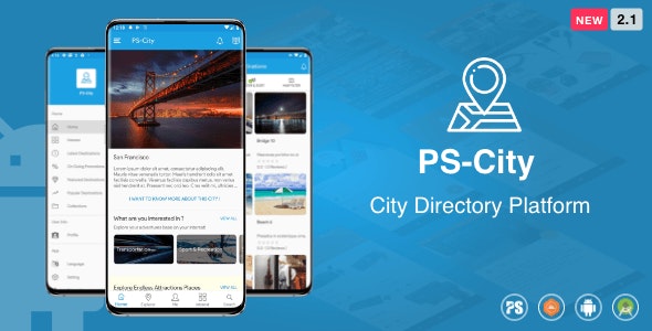 PS City Guide ( Directory City Tour Guide App For A City ) 2.1