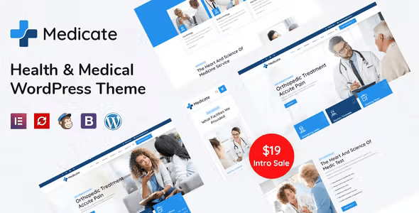 Medicate – Health & Medical WordPress Theme 1.1