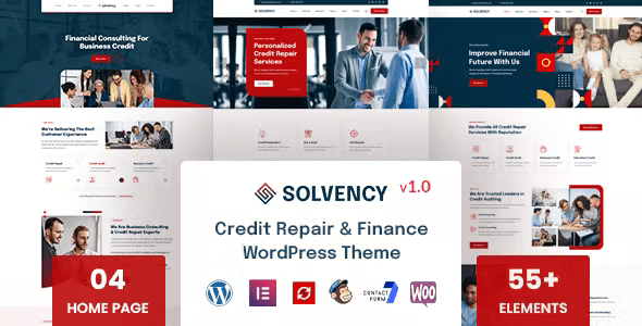 Solvency – Finance & Credit Repair WordPress Theme 1.1.3