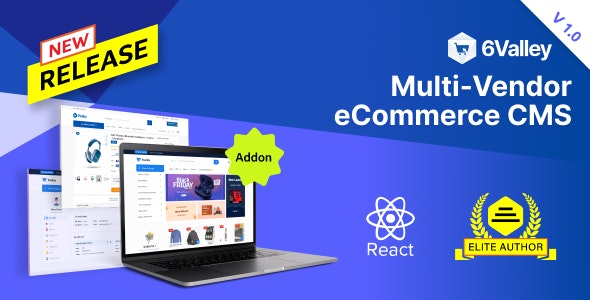 6Valley – React Website for Multi-Vendor or Single Vendor eCommerce