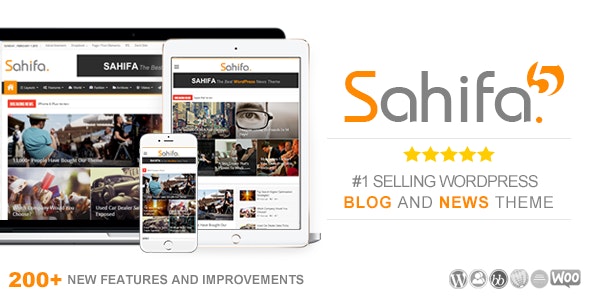 Sahifa – Responsive WordPress News / Magazine / Blog Theme 5.8.0