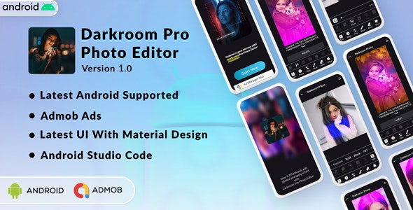 Darkroom Photo Editor | Admob Ads