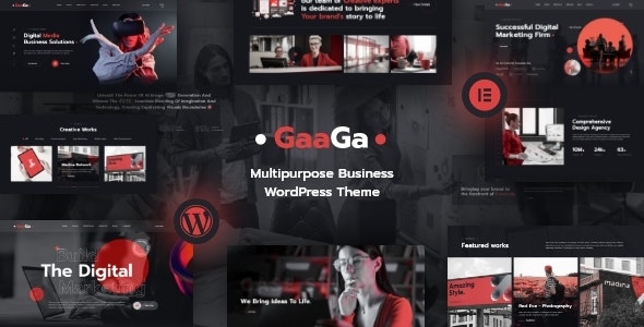 Gaaga – Creative Agency Theme