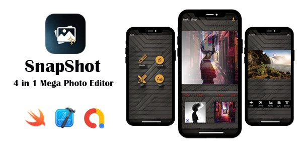 SnapShot – Mega Photo Editor | Google AdMob | In App Purchase | iOS Source Code