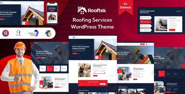 Rooftek – Roofing Services WordPress Theme