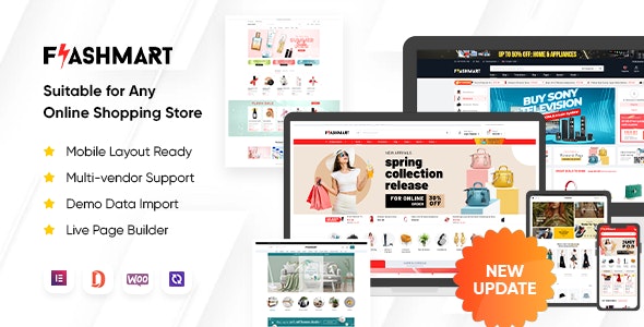 FlashMart – Multipurpose Elementor WooCommerce WordPress Theme (10+ Homepages & Mobile Layout Ready) 2.0.19