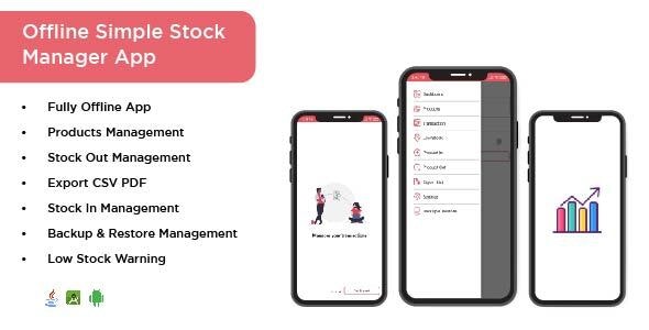 Offline Simple Stock Manager Android App