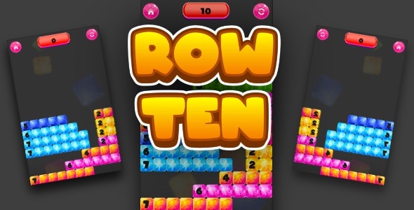 Row of 10 – Cross Platform Puzzle Game