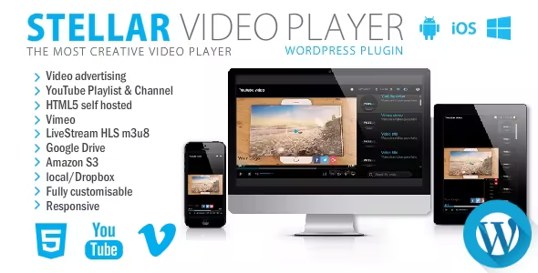 Stellar Video Player – WordPress plugin 2.7