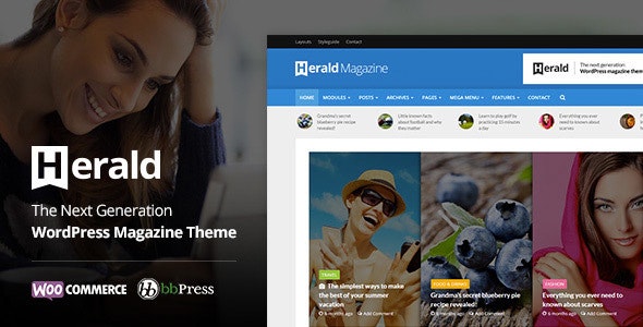 Herald – Newspaper  News Portal WordPress Theme