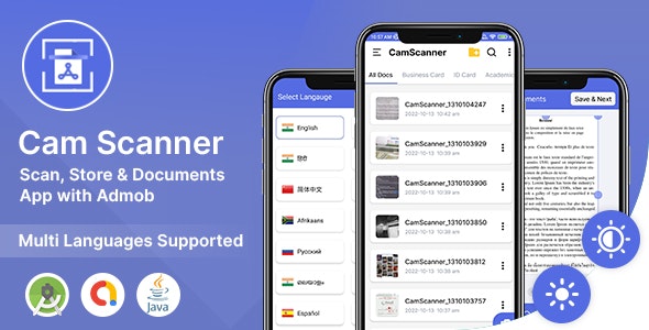 Cam Scanner – Scan, Store & Documents App with Admob