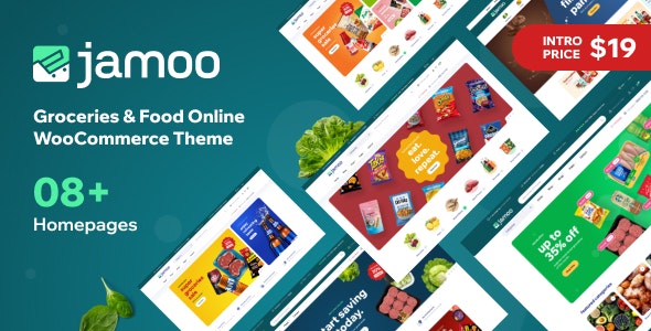 Jamoo – Groceries  Food Online WooCommerce Theme