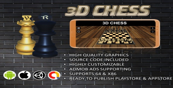 3D Chess Complete Unity Project With Admob