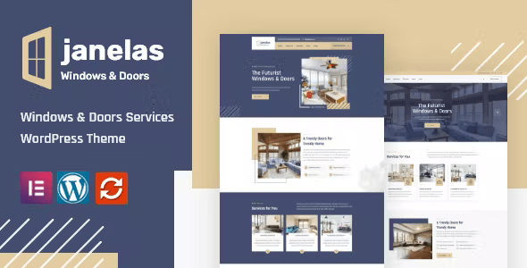 Janelas – Windows  Doors Services WordPress Theme