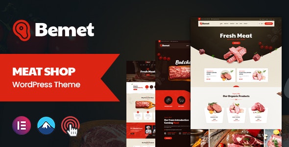 Bemet – Butcher  Meat WordPress Theme