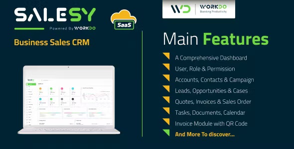 Salesy SaaS – Business Sales CRM 5.4