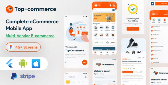 TopCommerce – Multivendor eCommerce Flutter App 3.0