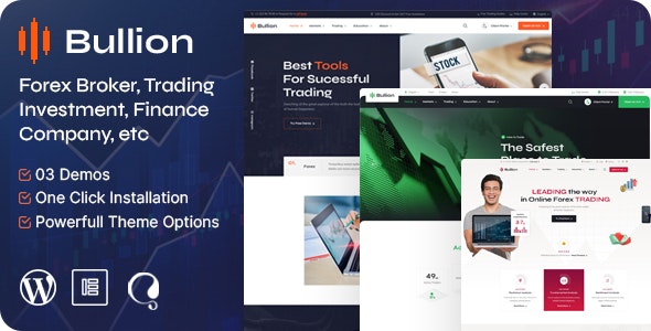 Billion – Forex Broker WordPress Theme