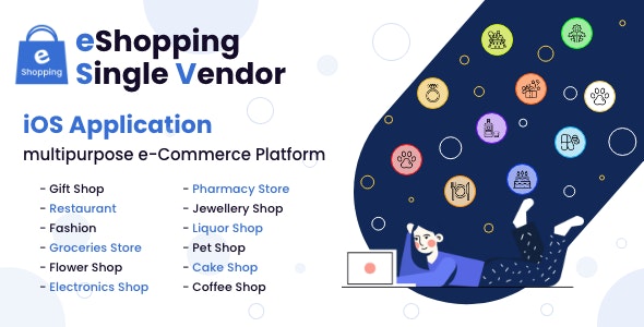 eShopping | Single Vendor Multi Purpose eCommerce System – iOS Application