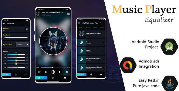 Music Player – MP3 Player, Audio Player with Admob Integration