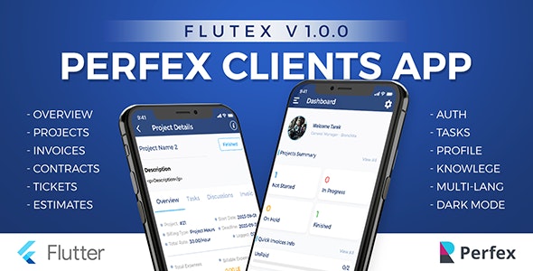 Flutex – Perfex Customer Mobile App