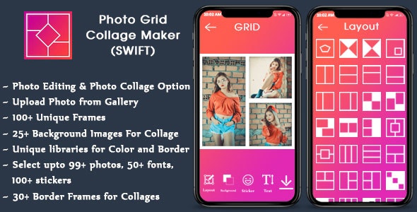 Collage Maker for IOS – Photo Editor (SWIFT)