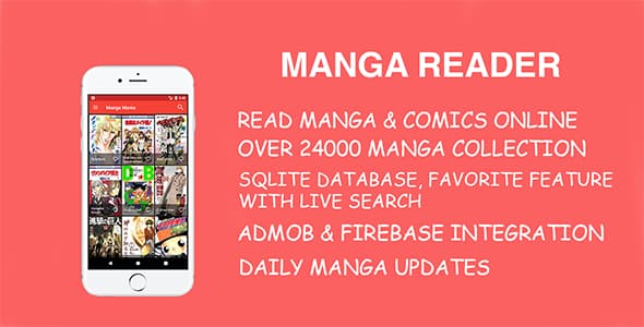 Manga Reader – Read Manga & Comics with Admob & Firebase