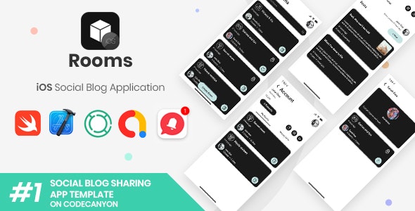 Rooms | iOS Social Blog Application