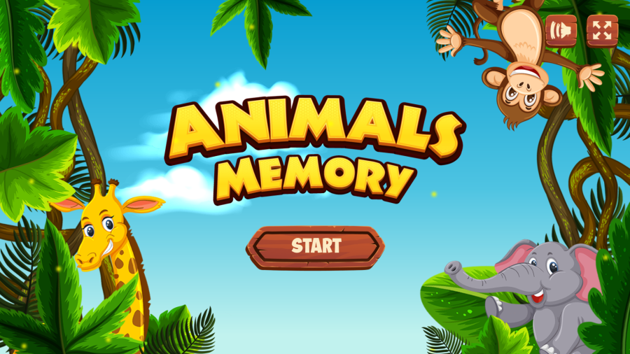 ANIMALS MEMORY – HTML5 GAME (CONSTRUCT 3)