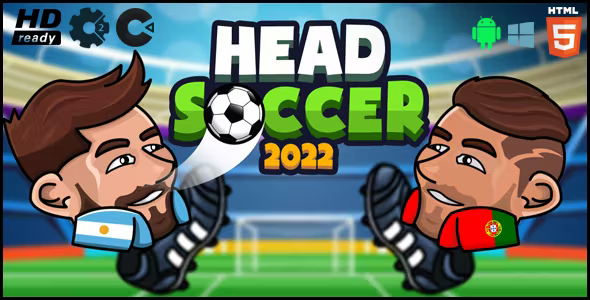 Head Soccer 2022 HTML5 Game Construct 2/3