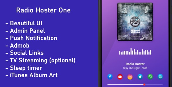 Radio Hoster One With Admin Panel 8.0