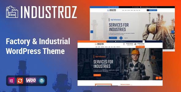 Industroz – Factory & Industrial WordPress Theme 5.3