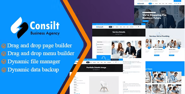 Consilt – Multi Purpose Business and Consulting Website CMS 1.4