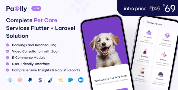 Pawlly – All-in-one Pet Care Solution in Flutter + Laravel with ChatGPT