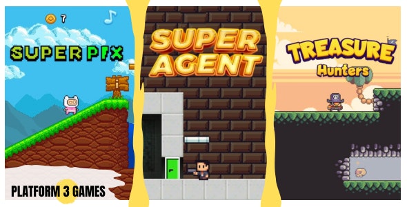 3 Platform Games – Contruct 3 – HTML5