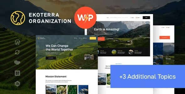 Ekoterra – Social Activism, NonProfit  Ecology WordPress Theme