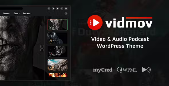VidMov – Video WordPress Theme 2.2.9