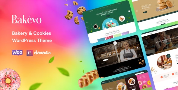 Bakevo – Bakery  Cookies WordPress Theme