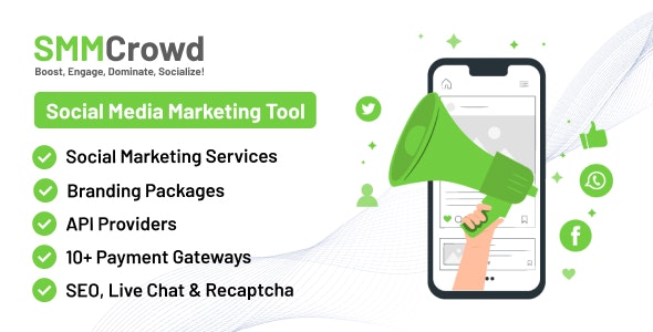 SMMCrowd – Marketplace of SMM Services 1.7