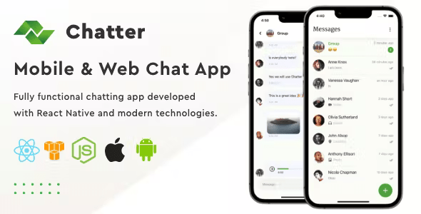 Chatter | Mobile & Web Chat App 1.1