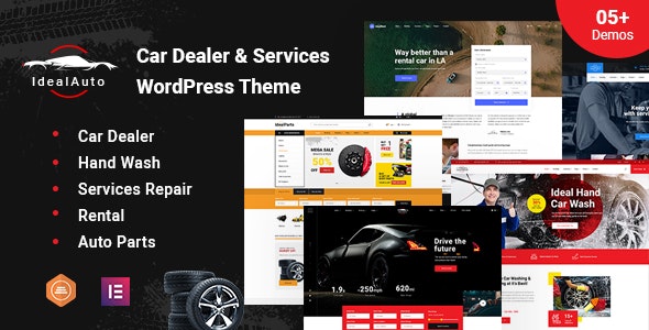 IdealAuto – Car Dealer  Services WordPress Theme