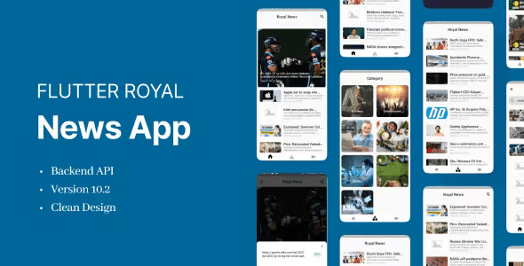 Royal News App | Flutter 2.10 + With Null Safety in Android