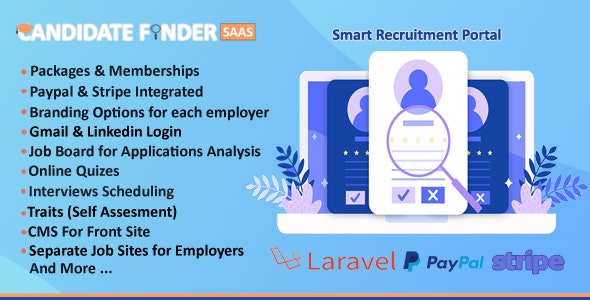 Candidate Finder SaaS – Recruitment Management and Job Portal 2.3