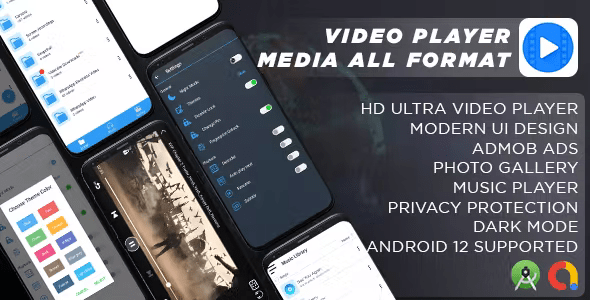 Video Player Media All Format, Music player, Photo Gallery  Album, Max Video Player HD