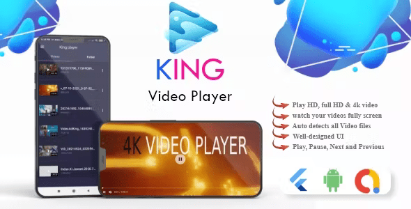 King Video Player Flutter Android With Admob