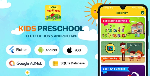 Kids Preschool – Flutter Android  iOS Application