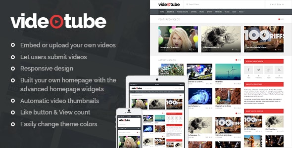 VideoTube – Responsive Video WordPress Theme 3.4.6